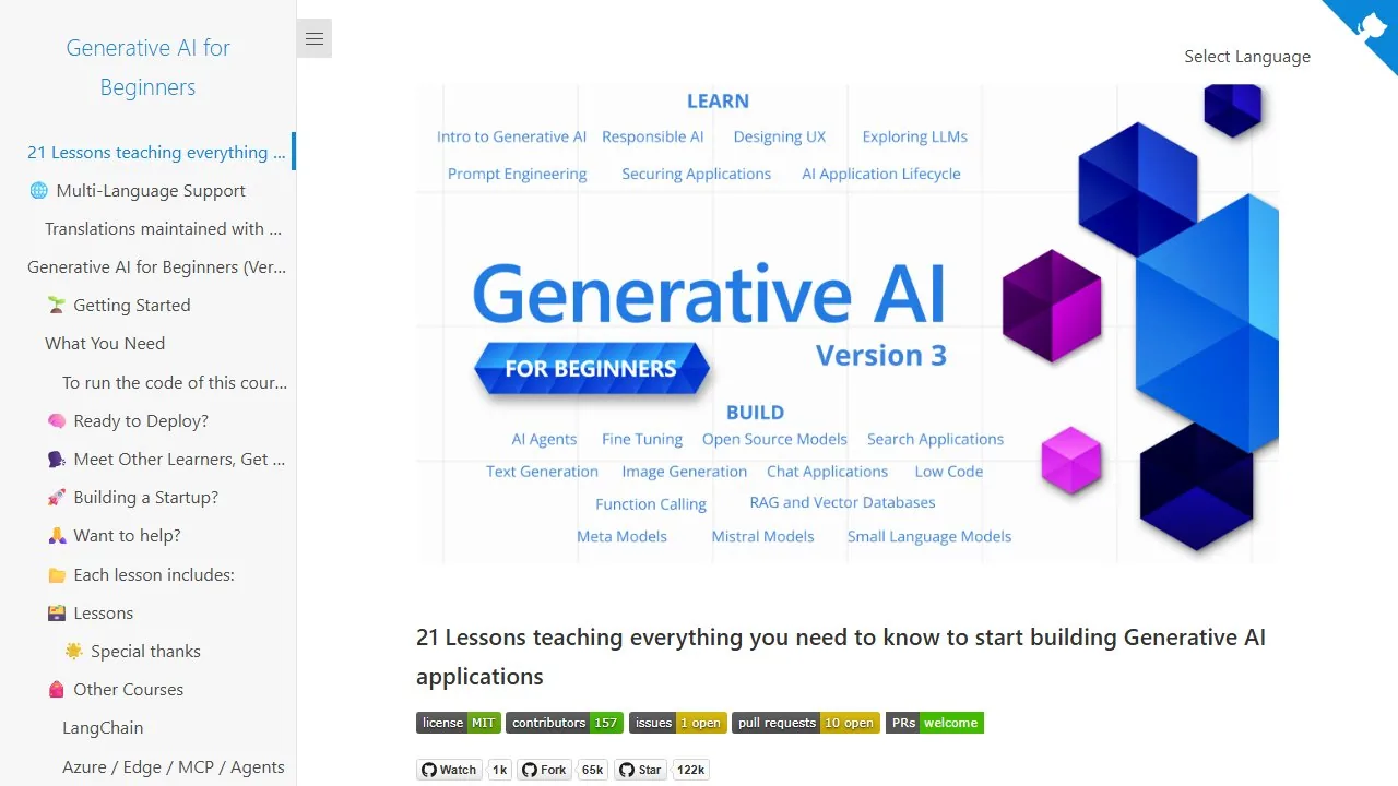 Generative AI for Beginners