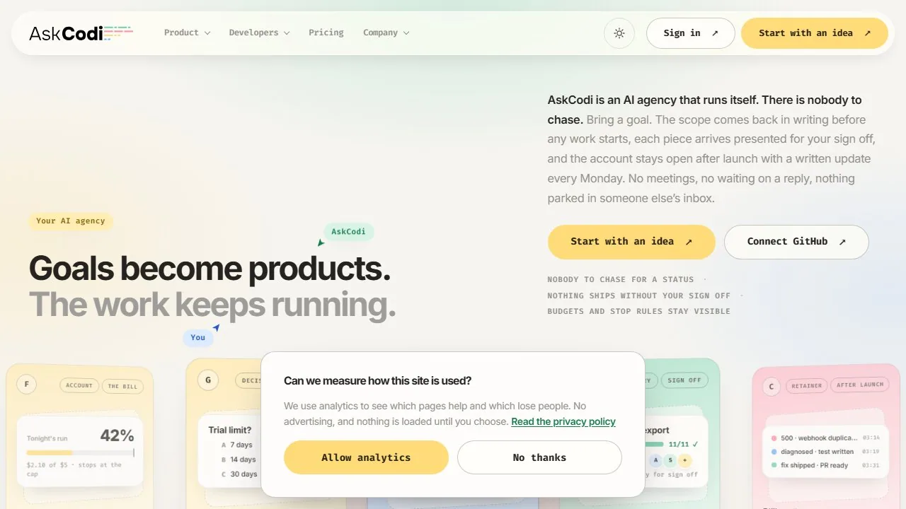 AskCodi AI 编程工作台
