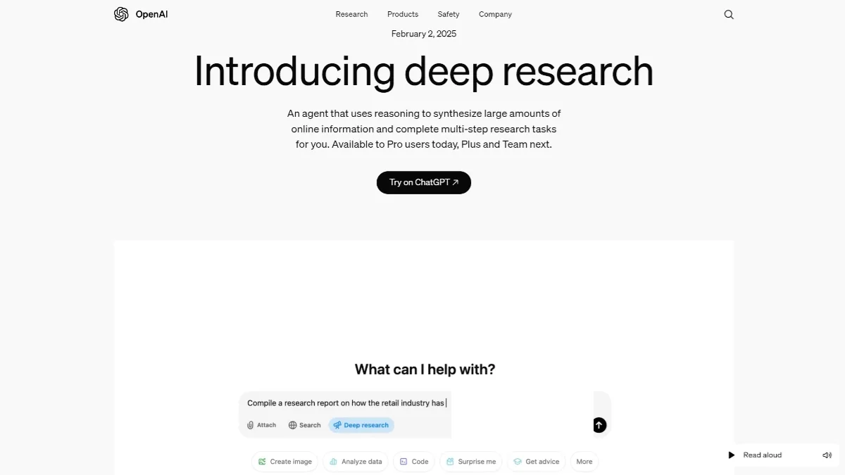 Deep Research