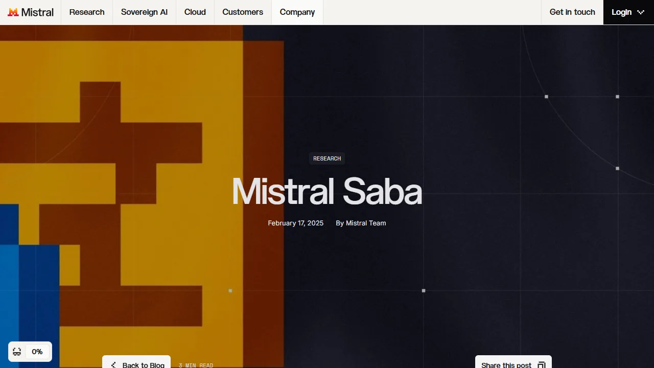 Mistral Saba