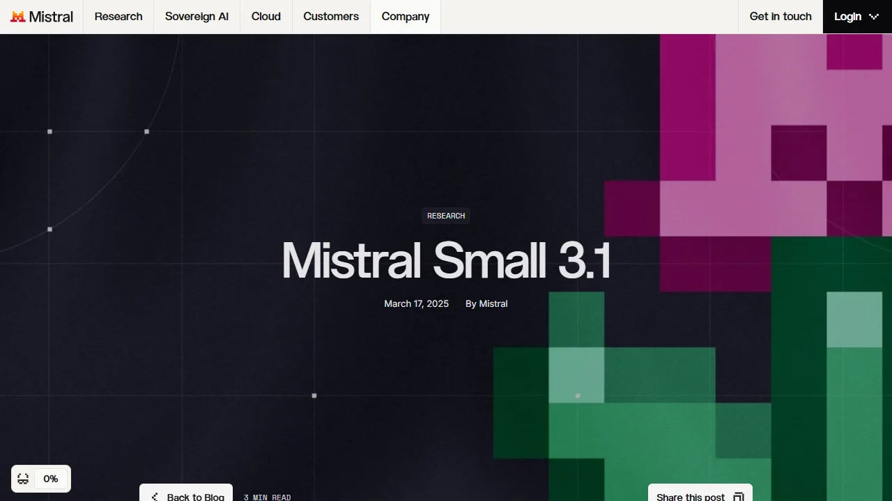 Mistral Small 3.1