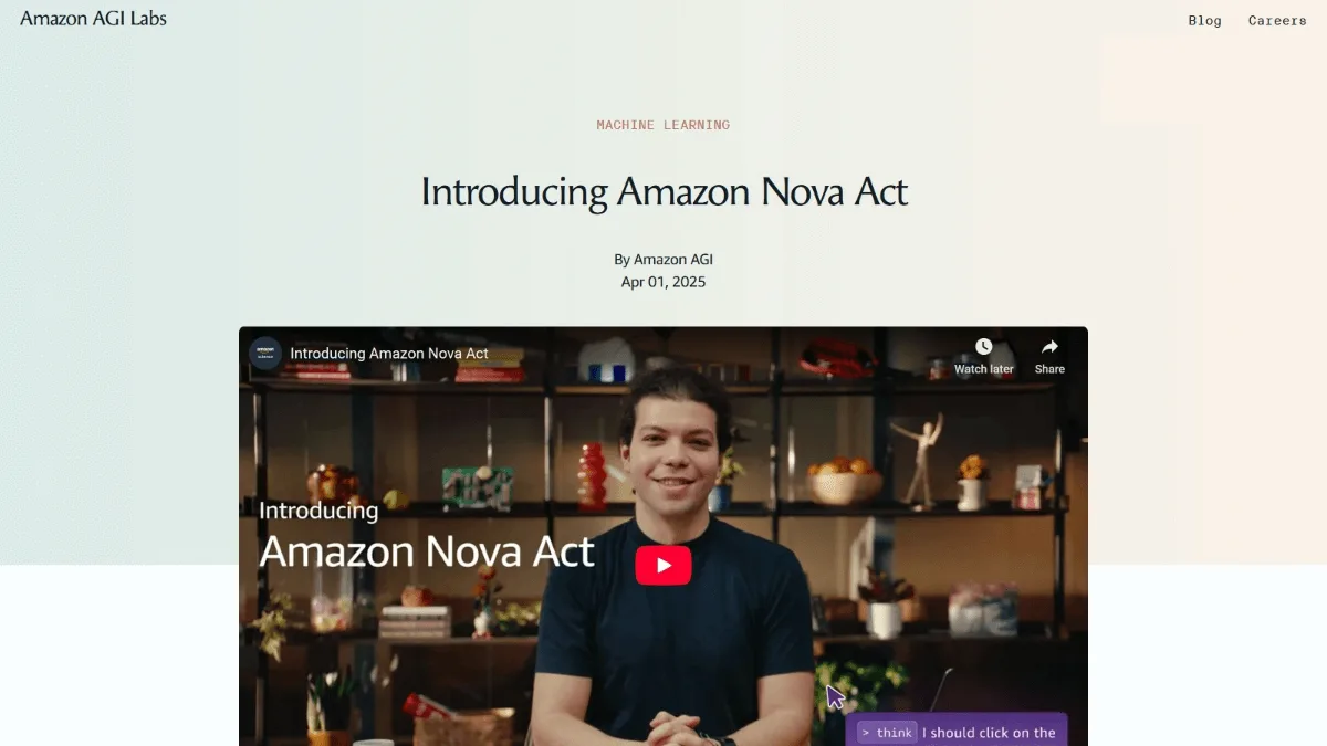 Amazon Nova Act