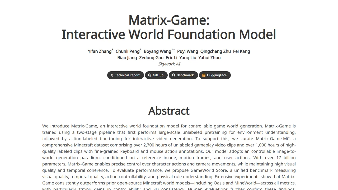 Matrix-Game