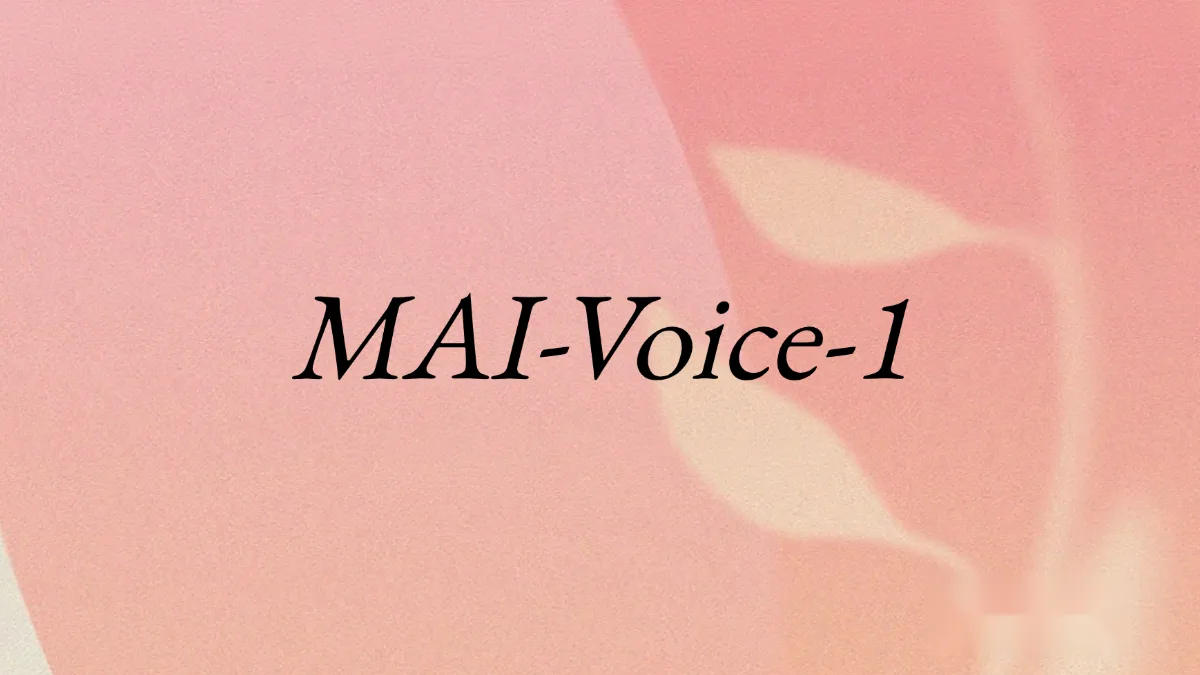 MAI-Voice-1