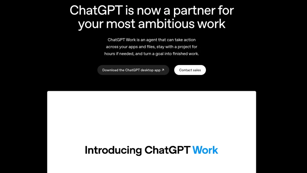 ChatGPT Work